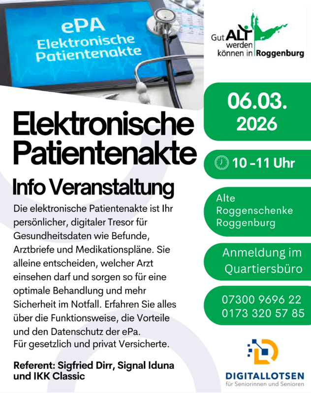2026: Flyer Info-Veranstaltung ePA