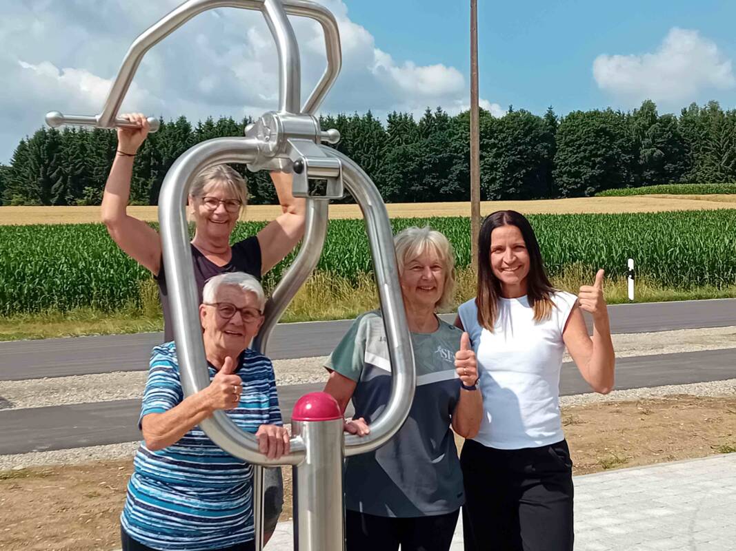 Fitnessparcour - Eröffnung