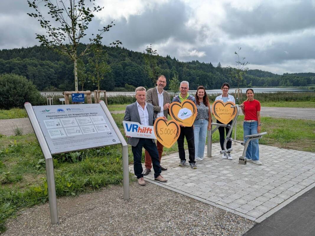 Fitnessparcour - mit Sponsoren