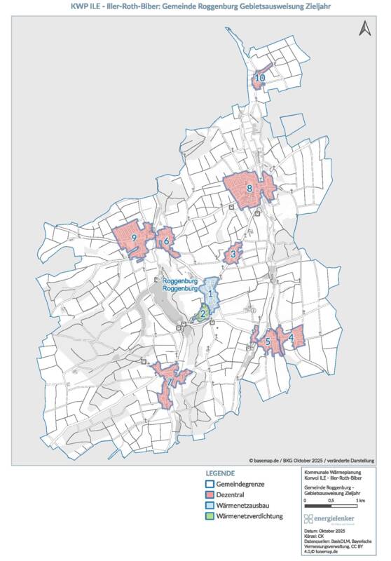 Kommunale Wärmeplanung: Teilgebietsteckbrief